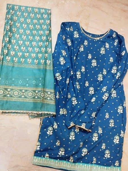 3pc gararah shirt dupatta ( GUL AHMED) 1