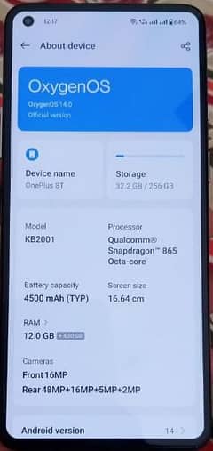 OnePlus 8T 12gb/ 256gb