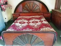 double bed with metres