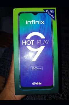 4 64 with box infinix hot 9 play lady used