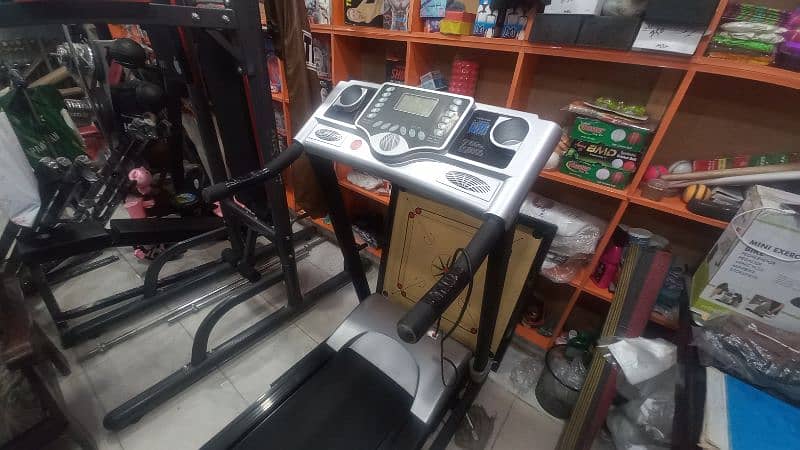 110kg Auto inclined Electric treadmill Exercise running machine walk 1