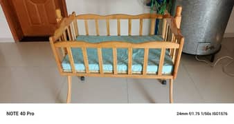 baby cot wooden durable