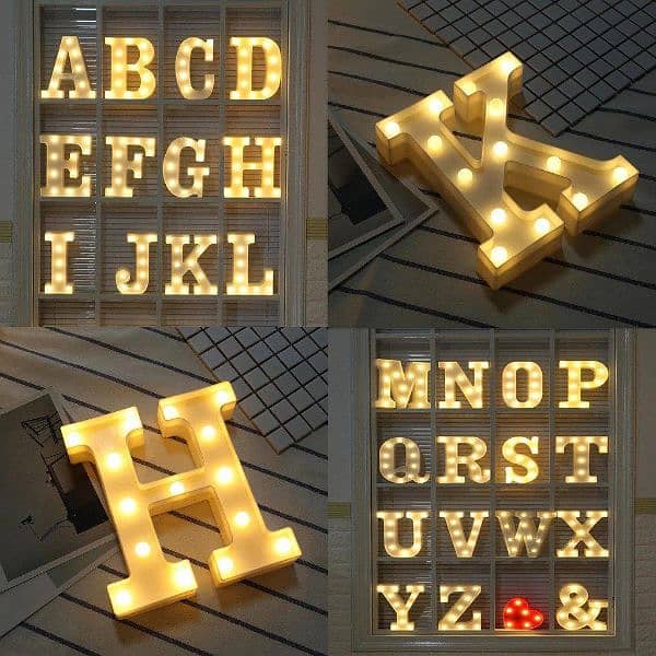 Led alphabets 1