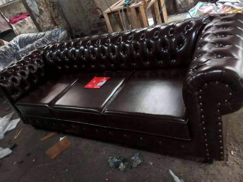 Sofa American design Chesterfield 3 seater 6