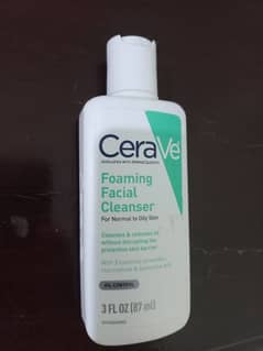 Cera ve foaming cleanser