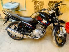 yamaha ybr 125G 6000kmchala geiune 10:10 condition panjab number