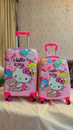 Cartoon Character travel suitcase with wheels  Travel bags for Kids