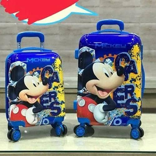 Cartoon Character travel suitcase with wheels  Travel bags for Kids 4