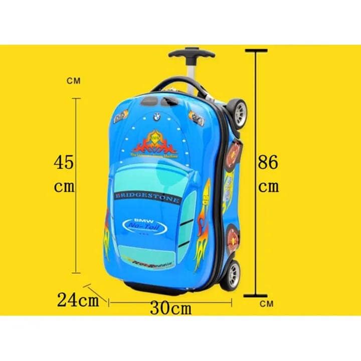 Cartoon Character travel suitcase with wheels  Travel bags for Kids 9