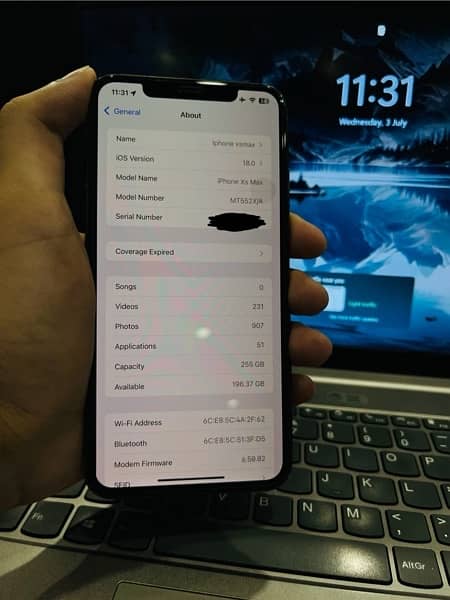 iphone xsmax 256 gb pta approved 0