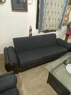 5 seater sofa set with combed