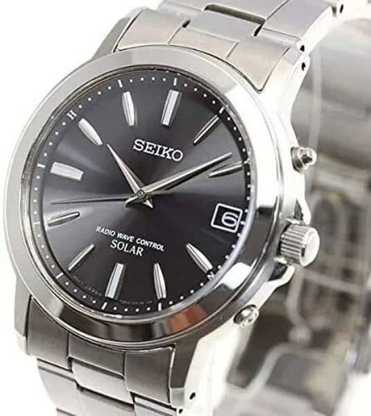 Seiko 5 Automatic Black Dial Watch For Men 1