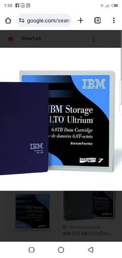 IBM Ultrium LTO 7 6tb data cartridges