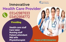 Home Nursing care services | Medical staff| Nurse| Attendant availabl