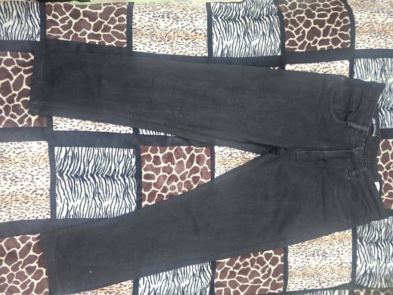 New Zara Dark Black jeans 1