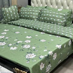 7pc cotton bed sheet comforter set