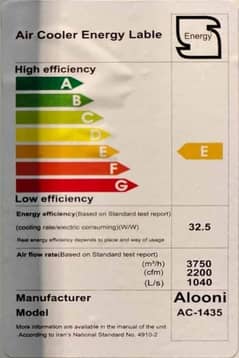 Alooni Turbo Blower Air Cooler Made in Iran (AC-1435)