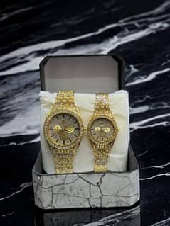 daimond ston . . couple watches 0