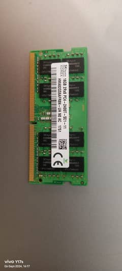 Laptop Ram 16 GB  PC 4