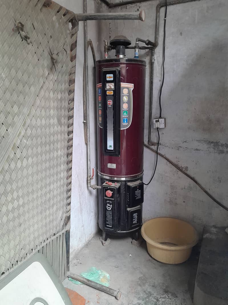 Super Asia 35 Gallon bijli or gas dono say chalnay wala Gyser 1