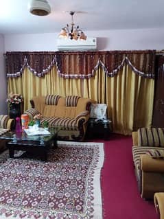 7 seater sofa set with curtains