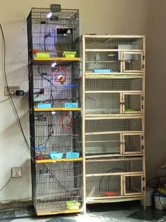 Cage for sale ( wooden and iron)