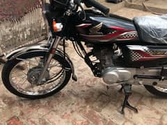 Honda cg 125 condition 10 by 10 colour black arjant sale