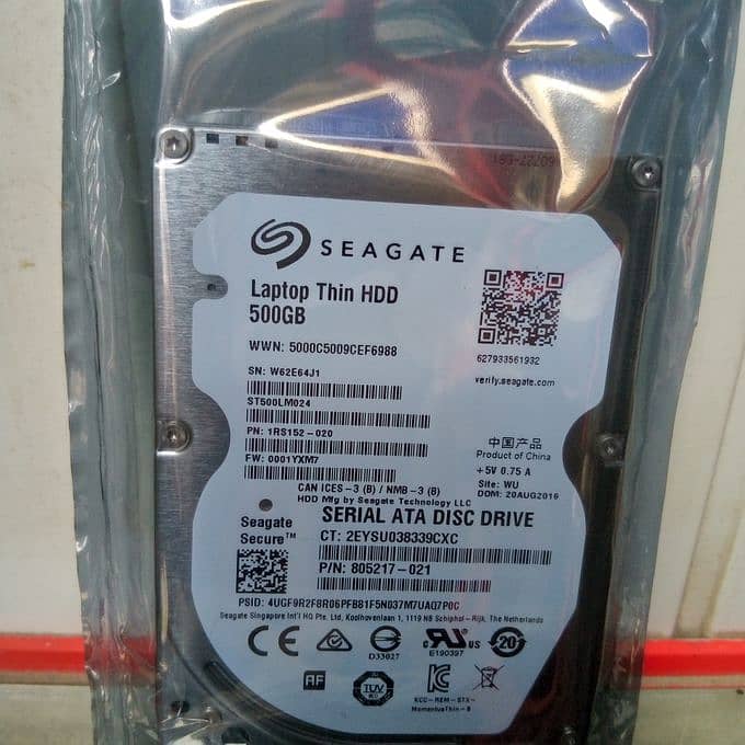 Hard drive 500GB SEGATE THIN MODEL FOR LAPTOP{03327944046}S A L E 2