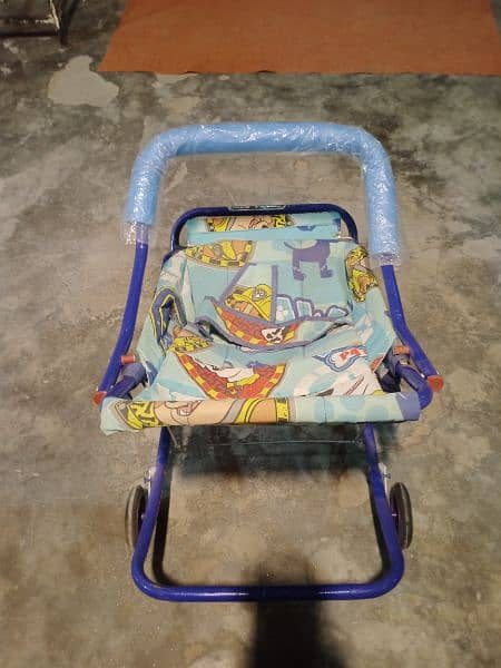 pram used & walker new. dono items . 03081033219 2