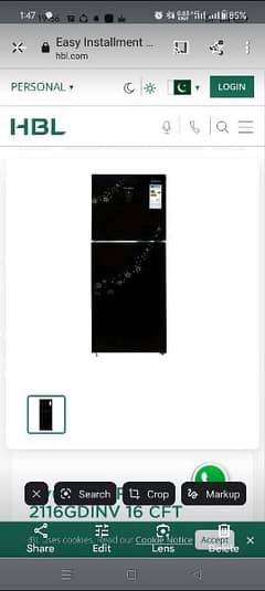 Smart DC inverter Refrigerator