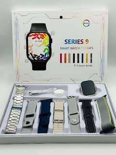 series 9 smart watch plus 7 straps 0