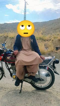 Honda 125 2018 model for sell quetta number all ok