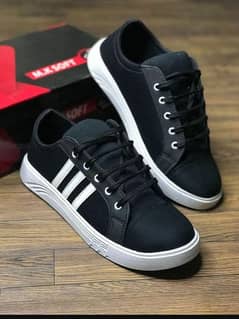 M. K Soft lightweight sneakers for men synthetic material SN003,black