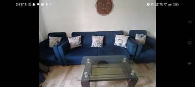 5 seater sofa with table