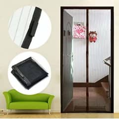 Magic Mesh Deluxe- Hands Free Magnetic Screen Door, Mesh Curtain Keep