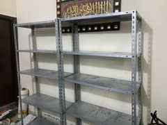 aluminium 2 pair organisor/shelfs