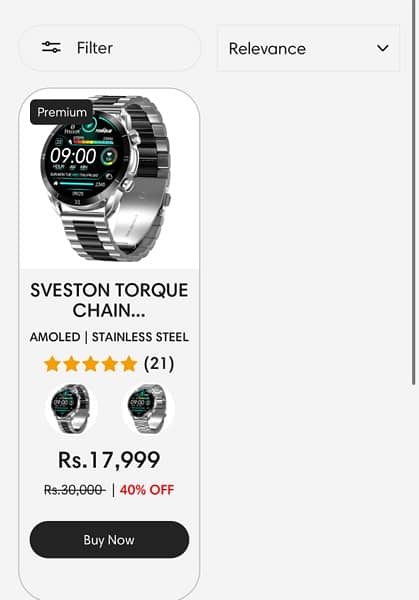 SVESTON TORQUE LUXURY SMART WATCH 0