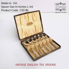 Vintage English Tea Spoons