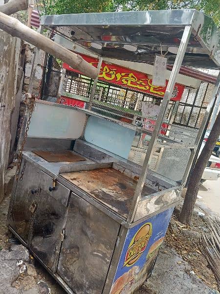 burger counter with single fryer 2