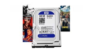 500 GB HARD DRIVE WITH GAMES