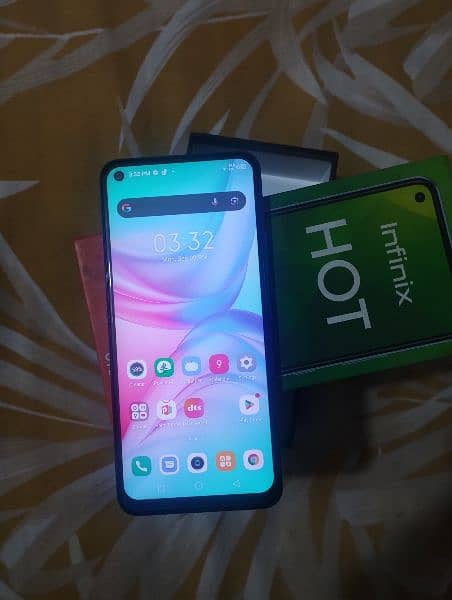 infinix hot 10 4/64 with box no open no repair 1