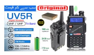 Orignal Smart Walkie talkie UV5R Wireless Set UV-5R Woki toki intercom