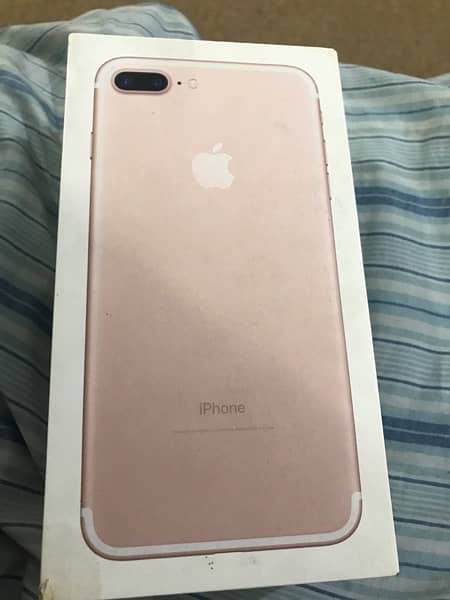 IPHONE 7plus Pta 10/10 condition with box all Okay But Battery Change 0