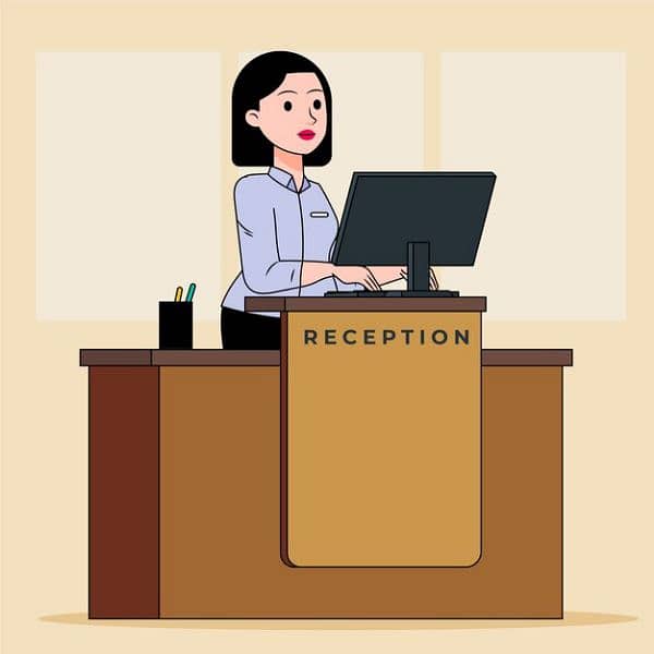 receptionist required 2