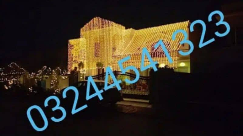 wedding lighting decoration/House lighting decoration/Dj sound system 13