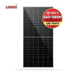 LONGI BIFACIAL PANELS 585W