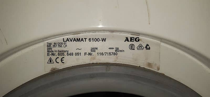 AEG oko lavamat automatic washing mashine Made in germany 1