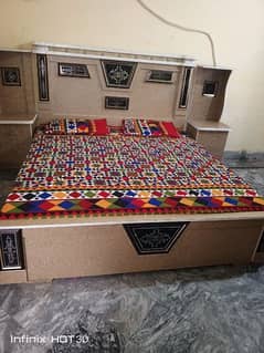 Bed for sell with mattress