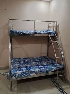 double portion steel bed for children