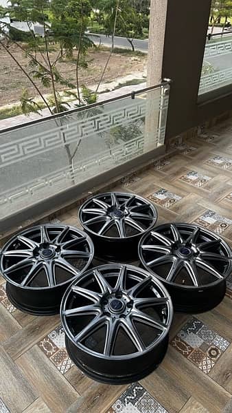 17 Inch Alloy Rims For Honda Civic Toyota Mark X 2